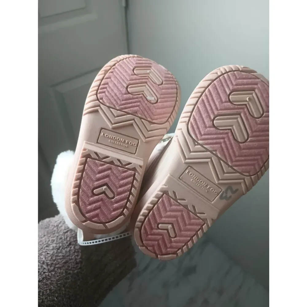 London‎ Fog Toddler Girls Lil Downing Court Cold Weather Boots Pink NWT Size 6